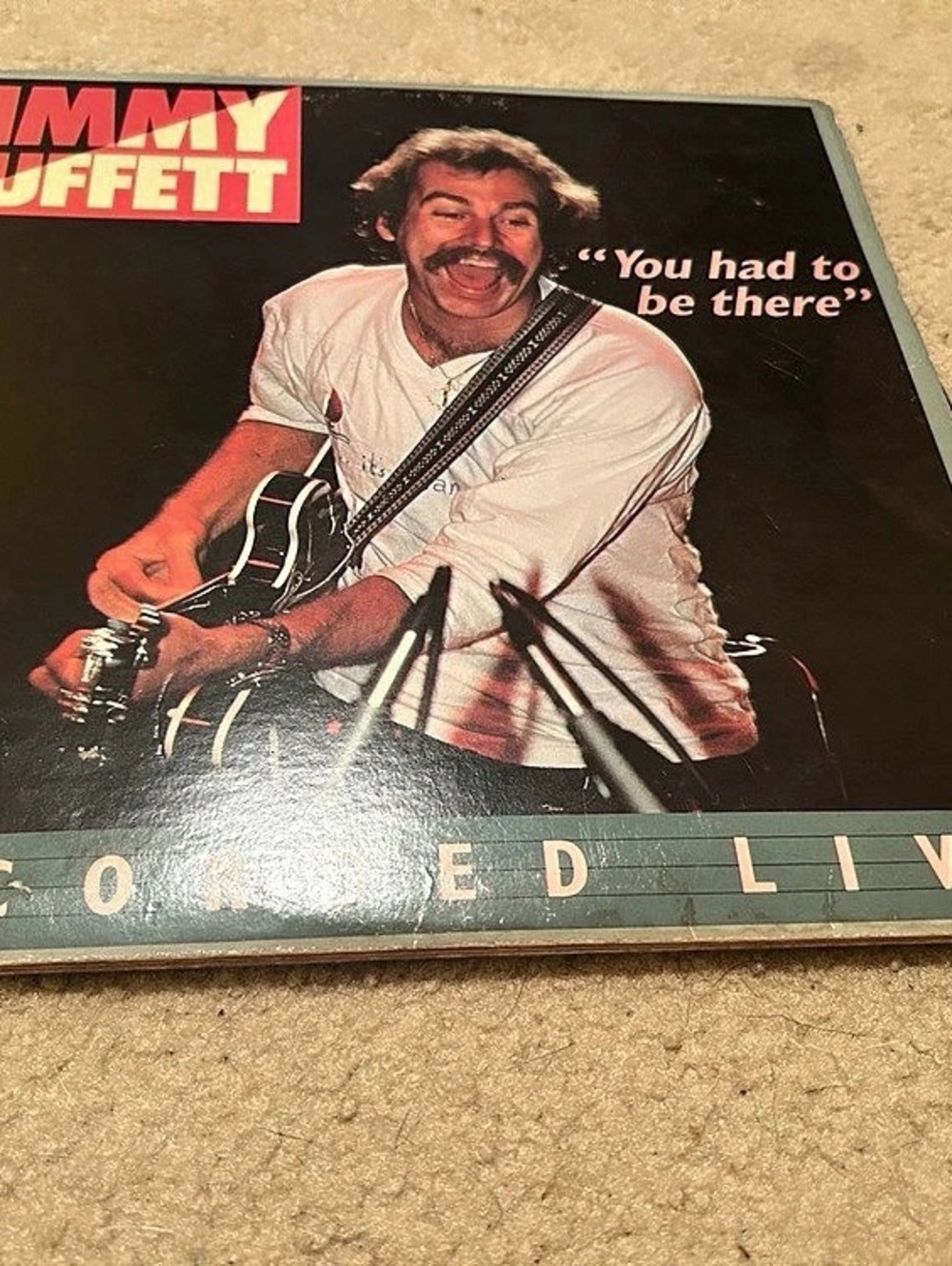 Jimmy Buffett You Had to Be There 1978 Live 2LP Vinyl ABC AK-1008/2 Gatefold
